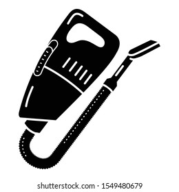 Car vacuum cleaner icon. Simple illustration of car vacuum cleaner vector icon for web design isolated on white background