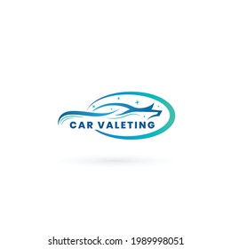Car Valeting Logo Vector Illustration . suitable for your company in the Valeting field