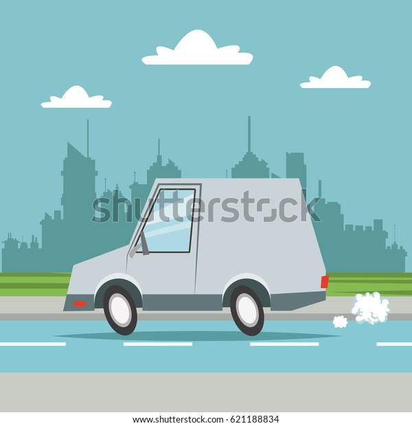 car van transport city\
background