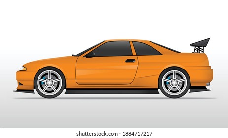Car Vector Can Be Used For A  Mockup Vinyl And Decal Design

