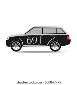 CAR VECTOR CARTOON  ICON