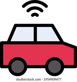 Auto-Vektorfarbsymbol