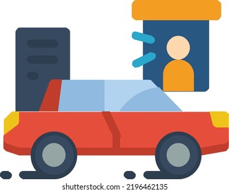 car vector concept on white background. isolated illustration icon