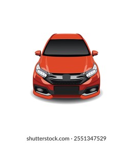 car vector, car front view vector and illustration