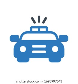 car vector glyph color icon 