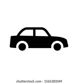 car vector glyph flat icon 