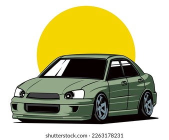 car vector graphic illustration design ideas