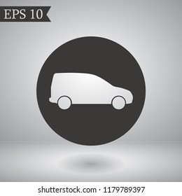 car vector icon 10 eps