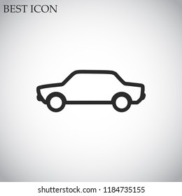 car vector icon 10 eps
