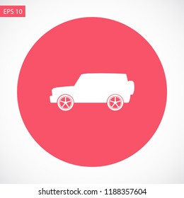 car vector icon 10 eps