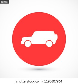 car vector icon 10 eps