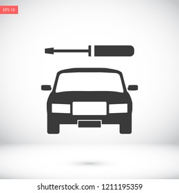 car vector icon 10 eps