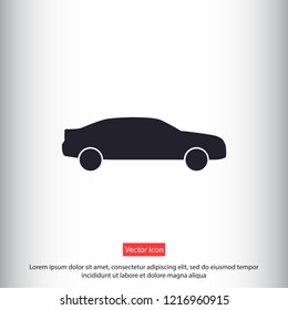 car vector icon 10 eps