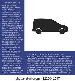 car vector icon 10 eps