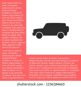 car vector icon 10 eps
