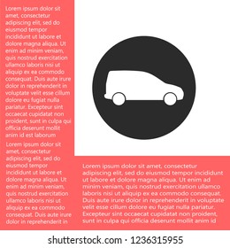car vector icon 10 eps
