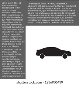 car vector icon 10 eps