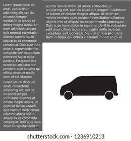 car vector icon 10 eps
