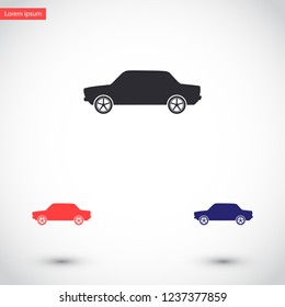 car vector icon 10 eps