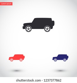 car vector icon 10 eps