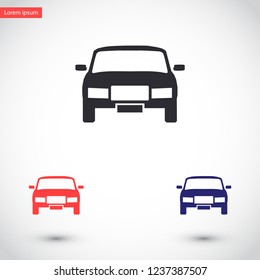 car vector icon 10 eps