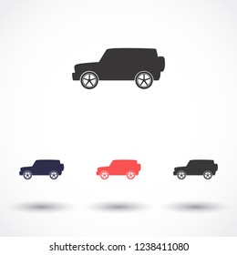 car vector icon 10 eps