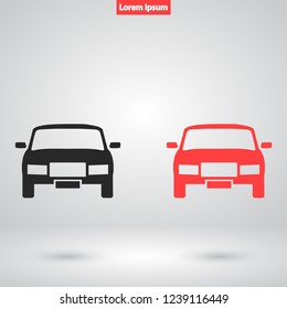 car vector icon 10 eps