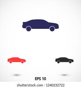 car vector icon 10 eps