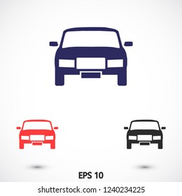 car vector icon 10 eps