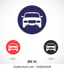 car vector icon 10 eps