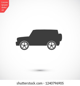 car vector icon 10 eps