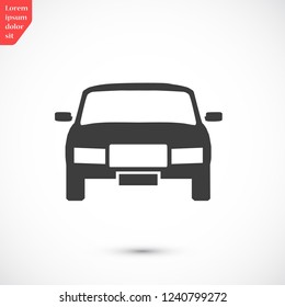 car vector icon 10 eps