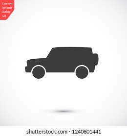 car vector icon 10 eps