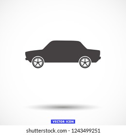 car vector icon 10 eps
