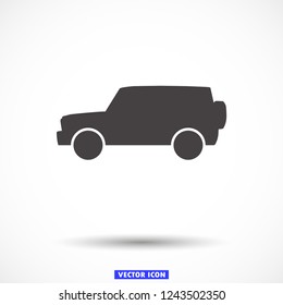 car vector icon 10 eps