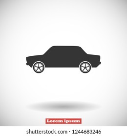 car vector icon 10 eps