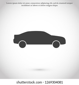 car vector icon 10 eps