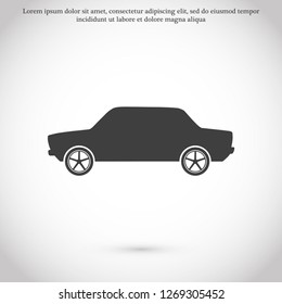 car vector icon 10 eps