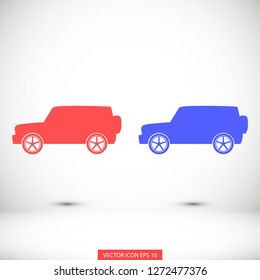 car vector icon 10 eps