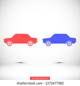 car vector icon 10 eps