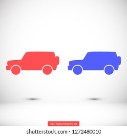 car vector icon 10 eps
