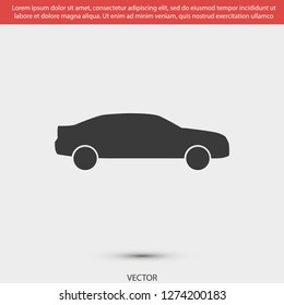 car vector icon 10 eps
