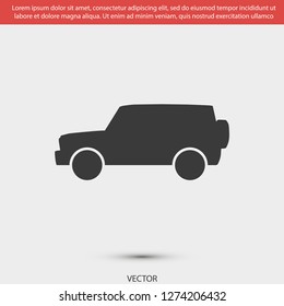 car vector icon 10 eps