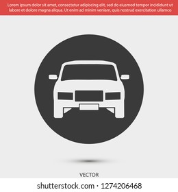 car vector icon 10 eps