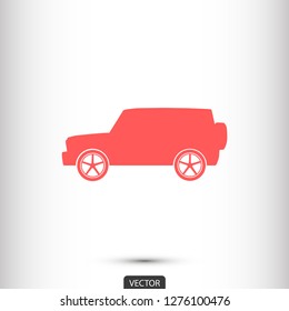 car vector icon 10 eps