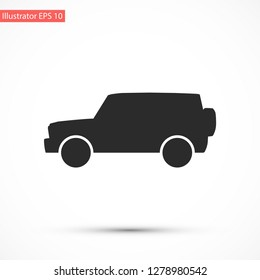 car vector icon 10 eps