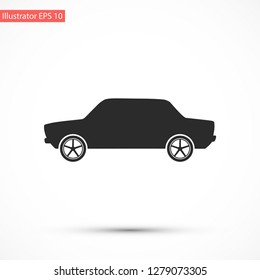 car vector icon 10 eps