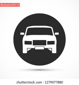 car vector icon 10 eps