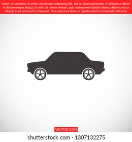 car vector icon 10 eps