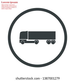 car vector icon 10 eps , Lorem ipsum Flat design